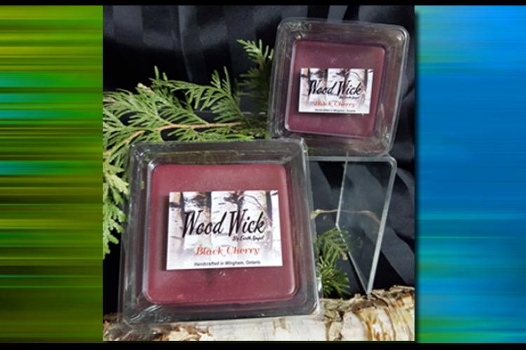 Black Cherry Wood wick candles