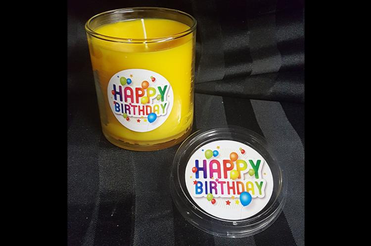 happy birthday candle
