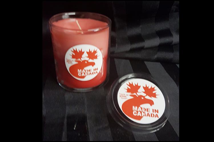 Made in Canada candle