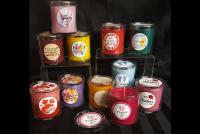 grouping of gift candles